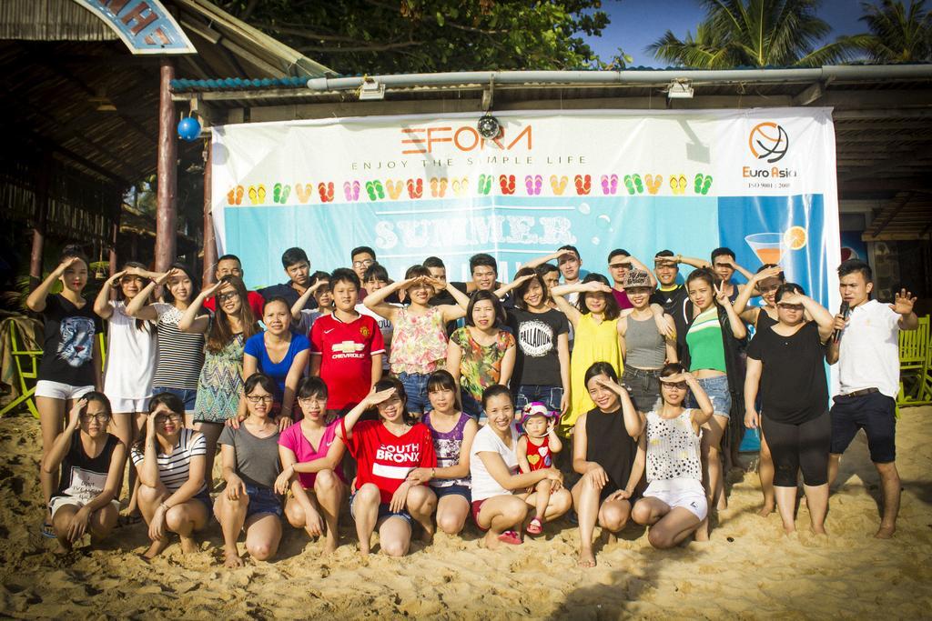 Lien Hiep Thanh Homestay & Beach Bar دونغ دونغ المظهر الخارجي الصورة